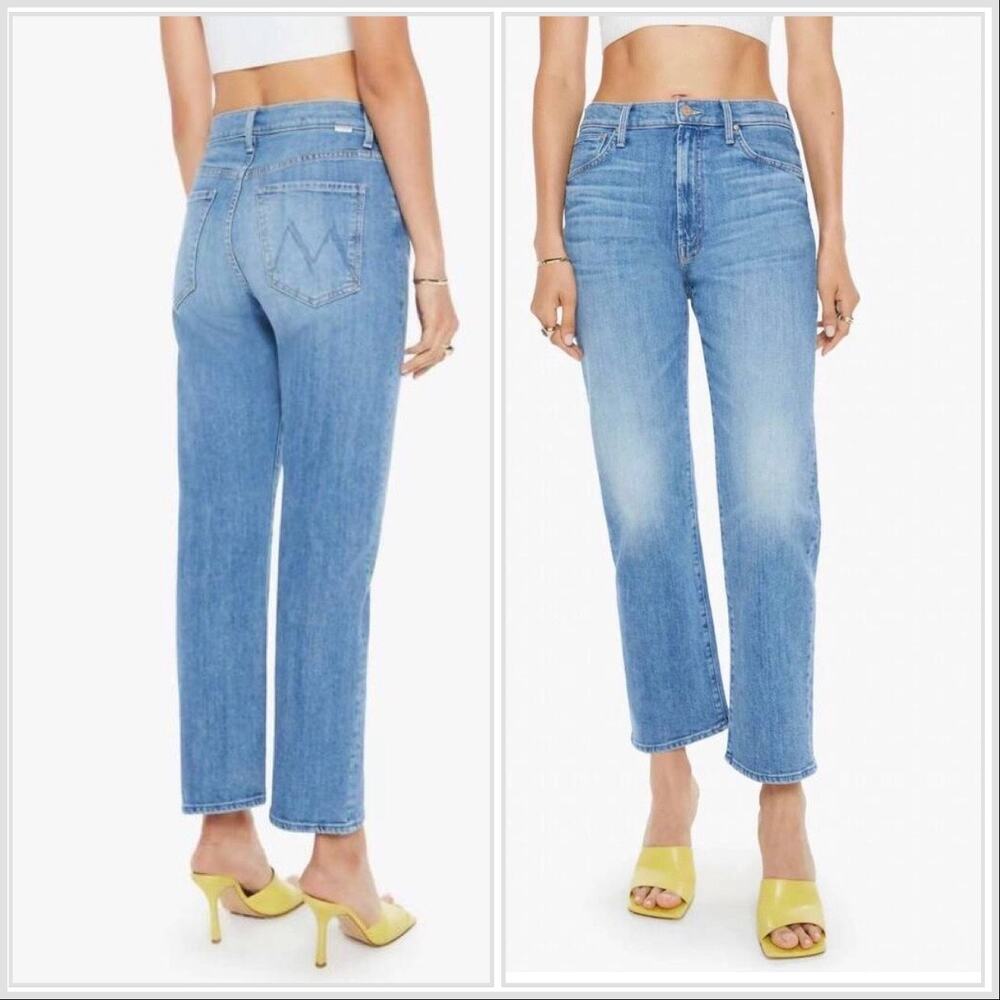 Mother The Ditcher Zip Crop Jean  Boogie Down Size 26 NWOT